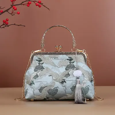 Luxe Embroidery Clutch